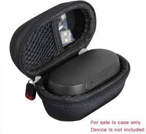 img 3 attached to Protective Hermitshell Travel Case for Skullcandy Sesh True Wireless Earbuds (Black)