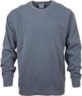 👕 ultimate comfort: discover the style 1566 men's crewneck sweatshirt from comfort colors logo