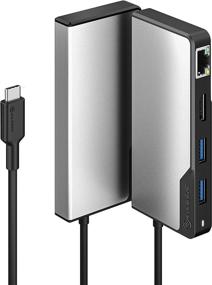 img 4 attached to 🔌 ALOGIC 5-in-1 USB C Fusion Hub: Type C Digital AV MultiPort PD Adapter, 4K HDMI, USB C 100W Power Delivery, 2 USB 3.0, 1Gbps Ethernet – Compatible with MacBook Pro/Air, M1 Mac, iPad Pro/Air, XPS, Surface & More