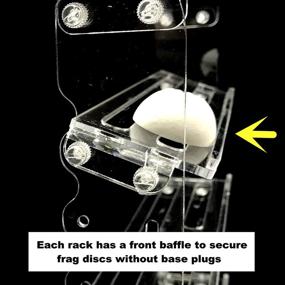 img 1 attached to 🐠 Reefing Art Large Vertical Frag Rack: Holds up to 84 Coral Frag Plugs for Secure and Organized Display