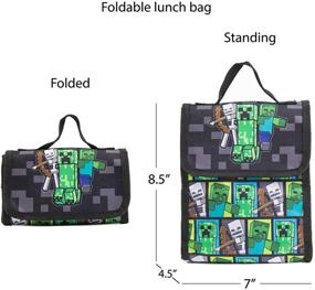 img 2 attached to 🎒 Minecraft Backpack for Girls with Lunch Compartment - Two-Piece Backpacks