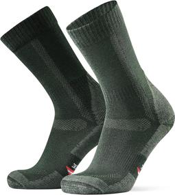 img 4 attached to Premium Merino Wool Cushioned Hiking Socks for the Whole Family - Ideal for Walking, Trekking, Work & Outdoor Adventures - Made in EU