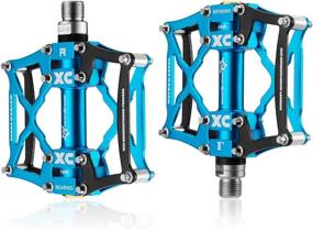 img 2 attached to ROCKBROS Flat Mountain Bike Pedals – Durable 🚵 Aluminum Platform Pedals with Sealed Bearings for MTB BMX Cycling