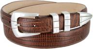 🐊 italian calfskin leather alligator men's accessory belts - exquisite designer collection logo