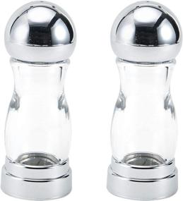 img 4 attached to 🧂 Kamenstein 5.5-inch Chrome Salt and Pepper Shakers – Enhance Your Kitchen Style