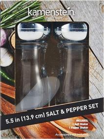 img 2 attached to 🧂 Kamenstein 5.5-inch Chrome Salt and Pepper Shakers – Enhance Your Kitchen Style