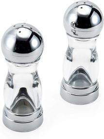 img 3 attached to 🧂 Kamenstein 5.5-inch Chrome Salt and Pepper Shakers – Enhance Your Kitchen Style