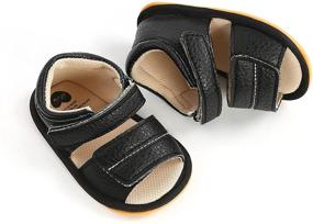 img 2 attached to Newborn Sandals Flexible Outdoor Toddler Boys' Shoes and Sandals
