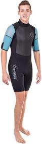img 4 attached to Seavenger Navigator 3mm Shorty Neoprene Wetsuit