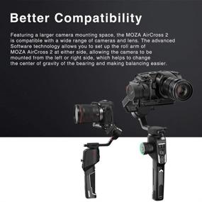 img 1 attached to 📷 Enhanced MOZA AirCross 2 Handheld Gimbal with Moza iFocus-M Follow Focus Motor – Supports Mirrorless Cameras up to 3.2kg/7lb, Featuring Easy Setup, Auto-Tuning, 12hrs Runtime, and 18W Fast Charge