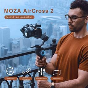 img 3 attached to 📷 Enhanced MOZA AirCross 2 Handheld Gimbal with Moza iFocus-M Follow Focus Motor – Supports Mirrorless Cameras up to 3.2kg/7lb, Featuring Easy Setup, Auto-Tuning, 12hrs Runtime, and 18W Fast Charge