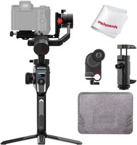 img 4 attached to 📷 Enhanced MOZA AirCross 2 Handheld Gimbal with Moza iFocus-M Follow Focus Motor – Supports Mirrorless Cameras up to 3.2kg/7lb, Featuring Easy Setup, Auto-Tuning, 12hrs Runtime, and 18W Fast Charge