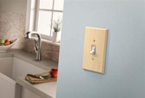 img 3 attached to 🔲 Franklin Brass Unfinished Wood Square Double Toggle Switch - W10394-UN-C
