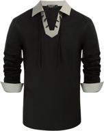 🏴 scottish jacobite ghillie collar men's clothing - opulent silky shirts logo