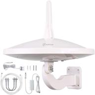 📺 [professional version] antop outdoor hdtv antenna - 720° ufo dual omni-directional indoor antenna with smartpass amplifier & 4g lte filter - 4k hd 1080p vhf uhf - ship from usa logo