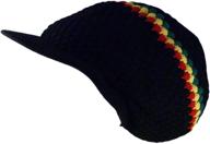 🧢 shoe string king ssk rasta knit tam hat dreadlock cap: stylish designs & various sizes logo