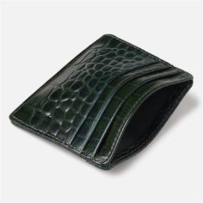 img 3 attached to 👝 Genuine Leather Men's Wallets: Sleek Minimalist Designs with Blocking Technology for Optimal Accessory Organization