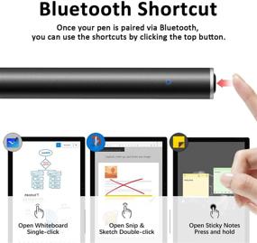 img 2 attached to ✍️ RENAISSER Stylus Pen for Surface: Bluetooth Remote Control, 4096 Pressure Sensitivity Levels, Made in Taiwan, Rechargeable - Raphael 520BT