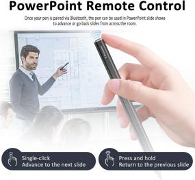 img 3 attached to ✍️ RENAISSER Stylus Pen for Surface: Bluetooth Remote Control, 4096 Pressure Sensitivity Levels, Made in Taiwan, Rechargeable - Raphael 520BT