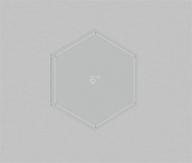 hexagon quilting template seam allowance sewing and quilting logo