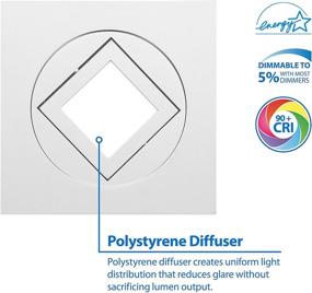 img 3 attached to NICOR Lighting Energy-Saving DQR4MA11203KWH Downlights Matte