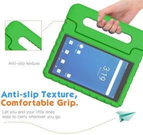 img 1 attached to BMOUO Kids Case for Onn 7 inch Tablet - Shockproof Lightweight Protective Handle Stand - Green