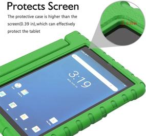 img 2 attached to BMOUO Kids Case for Onn 7 inch Tablet - Shockproof Lightweight Protective Handle Stand - Green