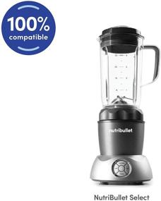 img 1 attached to 🔄 NutriBullet Select: Enhanced Pitcher in Clear Black - Revolutionizing Your Blending Experience!