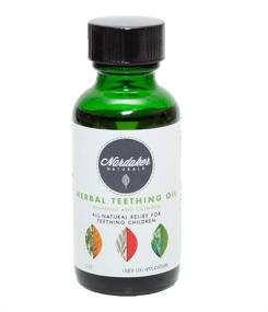 img 4 attached to 👶 Nordaker Naturals Organic Herbal Teething Oil 1oz: Natural Pain Relief for Teething Babies - Certified Herbalists' Small Batch Formula with >100 Doses