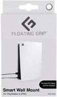 🎮 maximize space and style: floating grip playstation 5 wall mount - effortless way to hang and display ps5 console (standard: fits ps5, white) logo