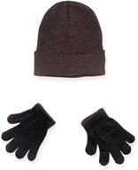 🧤 stay warm and cozy with subzeros boy's & girl's cuffed winter knit hats and magic gloves combo packs logo