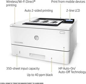 img 2 attached to 🖨️ HP LaserJet Pro M402dn Ethernet Printer with Double-Sided Printing, Amazon Dash Ready (C5F94A), A4