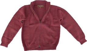 img 3 attached to Alpaca Basics Handmade Sweater Marled Boys' Clothing at Sweaters