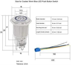 img 2 attached to 🌊 Coolais Waterproof Momentary Switch PBSLM 02