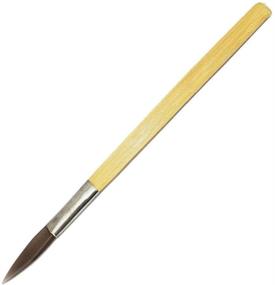 img 3 attached to Высокоэффективный округлый агатовый полировщик с бамбуковой ручкой - идеальный инструмент для резьбы, полировки и отделки драгоценных металлических глин, латуни и других материалов.