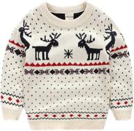 🧥 mullsan children's fireplace sweater: stylish christmas clothing for boys logo