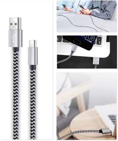 img 2 attached to 🔌 Samsung Compatible 5-Pack Braided Charging Cables