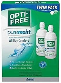 img 4 attached to 👀 Opti-Free Puremoist Twin Pack Multi-Purpose Disinfecting Solution - 10 Ounces per Bottle