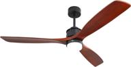 🌀 modern 60-inch delta-wing outdoor ceiling fan with led light, remote, and solid wood blades in oil rubbed bronze for noiseless living room, kitchen, bedroom, family, and dining spaces логотип