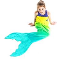 mermaid tail blanket gorgeous double sided logo