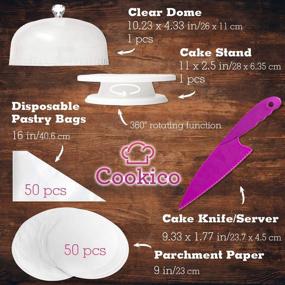 img 3 attached to 🍰 Enhance Your Cake Display with Classy Cake Stand Decoration Accessories