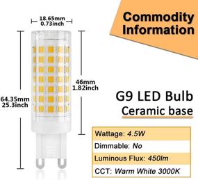 img 3 attached to 💡 DiCUNO Halogen Equivalent Non Dimmable Ceramic: Powerful Lighting Solution with No Dimming Feature