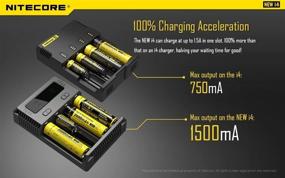 img 1 attached to 🔋 Nitecore New i4 2016 Intellicharger: The Ultimate Smart Battery Charger for Li-ion IMR Ni-MH NiCd