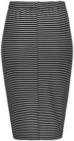 img 1 attached to 👗 Stylish Women's Clothing: Elastic Shirring Pencil Skirt for Adjustable Comfort