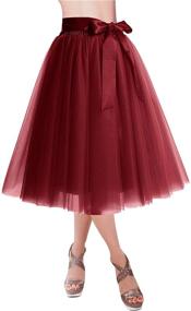 img 4 attached to 👗 DRESSTELLS Junior Girls' Casual Evening Skirts - Girls' Clothing in Skirts & Skorts