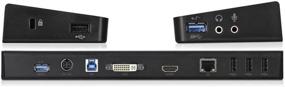 img 2 attached to 💻 Dell D3000 USB 3.0 Docking Station with SuperSpeed (YWDN0)