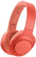 sony - h900n hi-res noise cancelling wireless headphone twilight red (whh900n/r) logo