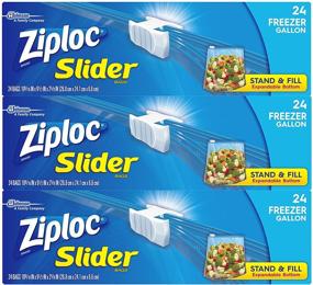 img 4 attached to Ziploc Slider Freezer Bags Gallon