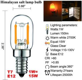 img 2 attached to Himalayan LiteHistory Night Light Bulbs: Illuminate Your Space with Serene Aura