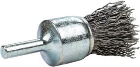 img 2 attached to 🧹 Forney 4 Inch Coarse Crimped Wire Wheel Brush - 60001